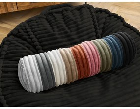 Čierny menčestrový sedací vak Socrate – Bobochic Paris