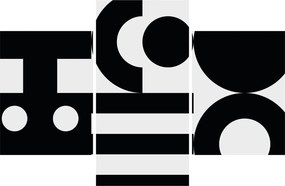 Obraz - Geometrická abstrakcia N⁰3 (90x60 cm)