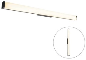 Moderné nástenné svietidlo do kúpeľne čierne 92 cm IP44 - Cascada