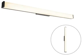 Moderné nástenné svietidlo do kúpeľne čierne 92 cm IP44 - Cascada
