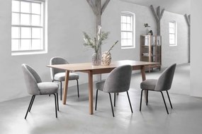 Rozkladací jedálenský stôl Zabrina 140-200 cm prírodný dub