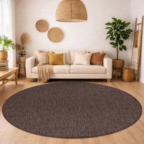 Koberec SIZAL SION A5165A hnedý kruh