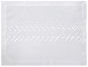 EUROFIRANY SADA 4KS PRESTIERANIE NA STÔL INES7 32X45 CM SVETLOKRÉMOVÝ