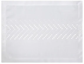 EUROFIRANY SADA 4KS PRESTIERANIE NA STÔL INES7 32X45 CM SVETLOKRÉMOVÝ