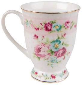 Porcelánový hrnček s ružami 300ml