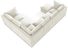 Béžová rohová pohovka (pravý roh/do tvaru "U") Manao – Makamii