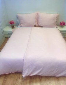 Mušelínové obliečky pudrovo ružové 140x200cm+90x70cm TiaHome