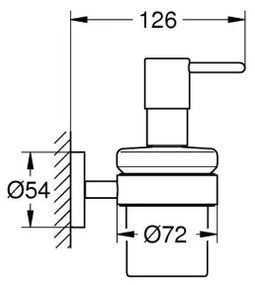GROHE 41195000 - Dávkovač tekutého mydla START 160 ml lesklý chróm