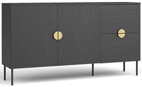 Komoda Mond 2D 2SZ 03-B čierna