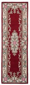 Červený vlnený koberec Flair Rugs Aubusson, 67 x 210 cm
