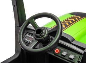 LEAN CARS Elektrický traktor A011 24V, zelený