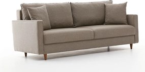 Třímístná pohovka Eva 210 cm béžová