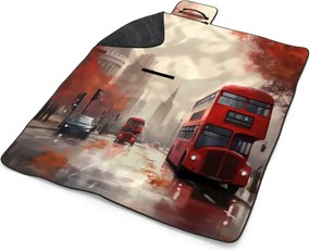 Sablio Plážová deka Londýn Double-decker 1: 200x140 cm