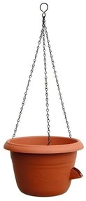 Plastia Samozavlažovacia žardina Siesta, 25 cm terakota, pr. 25 cm