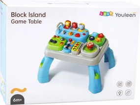 LEAN Toys Interaktívna vzdelávacia stolička pre batoľa – moduly so zvukmi