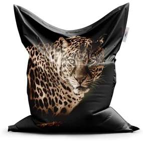 Sablio Sedací vak Leopard - 200x140 cm
