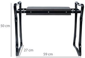 LONGWELL INDUSTRIAL LTD Skladacia záhradná stolička - 2 boxy na náradie