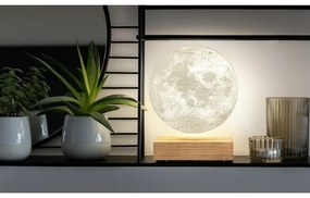 LED stolová lampa v prírodnej farbe (výška 14 cm) Moon – Gingko