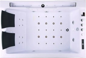 Terra Hydromasážna vírivá vaňa Fenix 606BH 180x120 s ohrevom vody, ľavá
