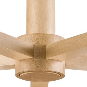 Prisadený luster ELLIE 5xE27/60W/230V šedá