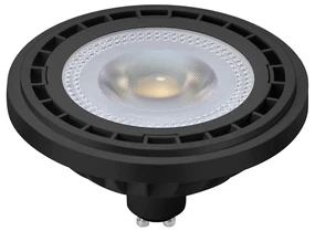 Halogénová LED žiarovka GU10 teplá 3000k 6w 510 lm čierna