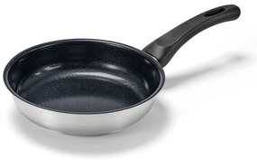 Profesionálna panvica z ušľachtilej ocele s kvalitnou keramickou povrchovou úpravou, priemer cca 20 cm