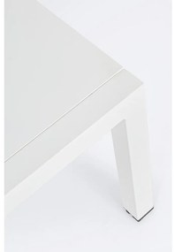 Bielá hliníková záhradná lounge súprava pre 4 Harley – Bizzotto