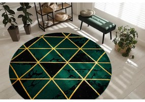 Kusový koberec Kyras zelený kruh 200cm