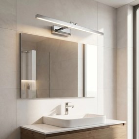 Toolight Toolight, LED nástenné svietidlo, 80cm, 13W, 4000K, 1000lm, APP1859-1W, chrómová, OSW-66012