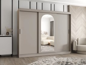Skriňa so zrkadlom Kreloin 250, zásuvka: nie, Farby: dub artisan