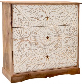 Komoda Sita 115x115x45 indický masív mango