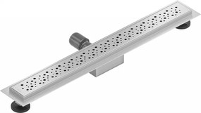 Mexen Flat nerezový sprchový žľab 50 cm vzor M12, 1021050-15