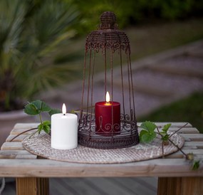 STAR TRADING LED sviečka Flamme Paula White 10 cm