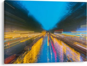 Obraz - Maľba abstrakcie (70x50 cm)