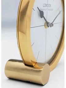 Circle stolové hodiny zlaté 17 cm