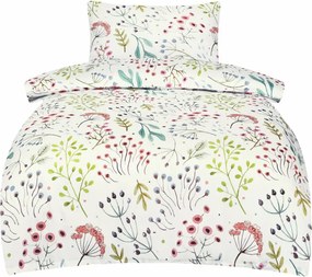 Jahu Bavlněné saténové povlečení DELUXE JASMINE 140x200, 70x90 cm