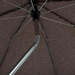 Slnečník na kočík - hnedý-sivý melír