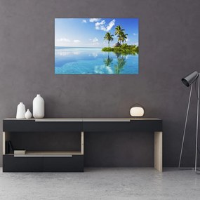 Obraz - Tropický ostrov (90x60 cm)