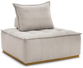 Béžové ženilkové kreslo Elisa – Bobochic Paris