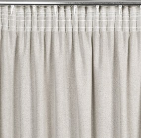 ZÁVES NA PÁSKE ERIS 135X270 CM BÉŽOVÁ