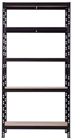 Policový regál, nosnosť 175 kg, 1800 x 900 x 450 mm