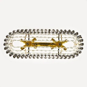 Brilagi - Luster na reťazi ECLIPSE 10xE14/10W/230V 78x28 cm čierna/zlatá