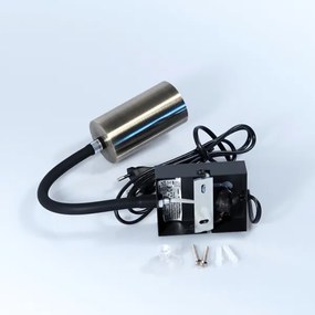 Globo 57911WM - Flexibilná nástenná lampa ROBBY 1xGU10/25W/230V čierna/mosadz