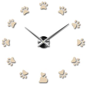 Moderné nalepovacie nástenné hodiny SS | 3D hodiny 12S017 Wanduhr
