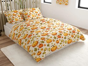 Obliečky z mikrovlákna AUTUMN PUMPKINS farebné Rozmer obliečky: 2 ks 70 x 90 cm | 200 x 220 cm