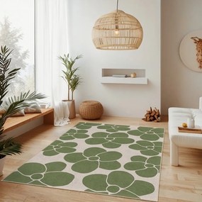 Zelený prateľný koberec 120x180 cm Green Meadow – Mila Home
