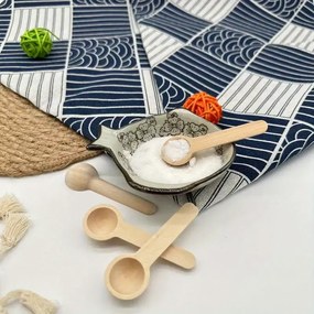 Drevená naberačka na korenie, mini-lyžička, SPOON, 8 cm - buk