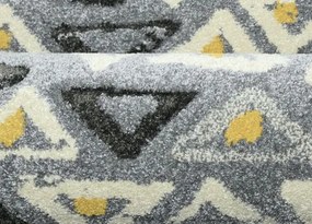 Koberce Breno Kusový koberec PORTLAND 54/RT4E, sivá, viacfarebná,160 x 235 cm