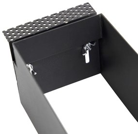 Sada 6 zapustených bodových svetiel čierna GU10 AR70 bezrámikové 3-svetlá - Oneon