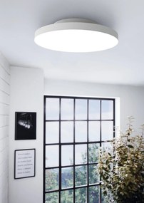 EGLO Chytré stropné LED osvetlenie TURCONA-Z, 22,4 W, teplá biela-studená biela, RGB, 45cm, okrúhle, biel